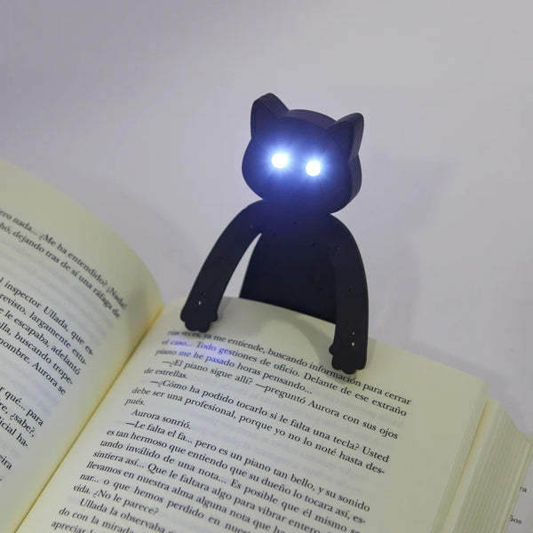 Balvi Meow Book Light - Black Cat