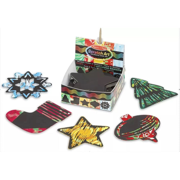 Melissa & Doug Holiday Scratch Art Notes 125pk