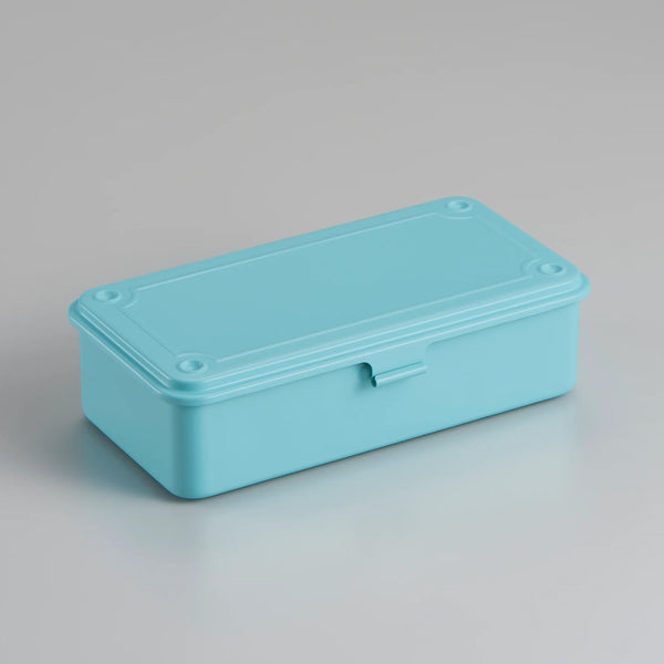 Toyo Steel Trunk Shape Toolbox T-190 Asahanada Soft Blue