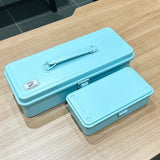 Toyo Steel Trunk Shape Toolbox T-190 Asahanada Soft Blue