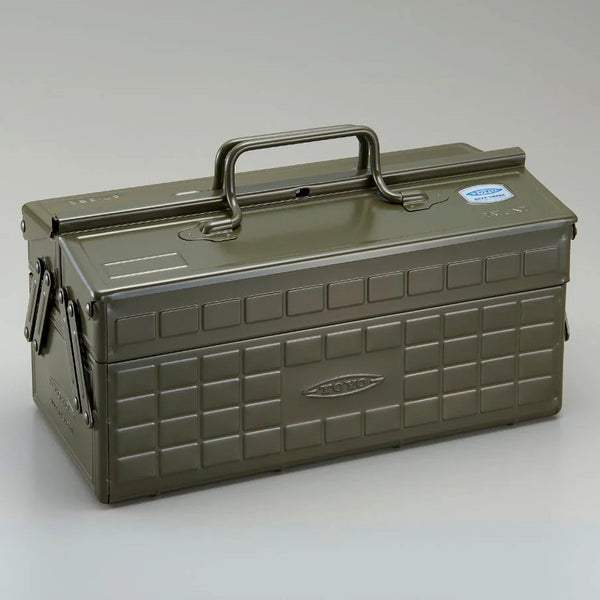 Toyo Steel Cantilever Toolbox ST-350 Military Green