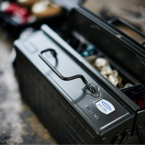 Toyo Steel Cantilever Toolbox ST-350 Military Green