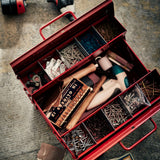 Toyo Steel Cantilever Toolbox ST-350 Red