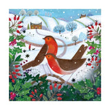 Museums & Galleries Boxed Holiday Cards 8pk Hedgerow Robins