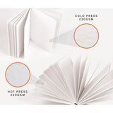 Etchr 100% Cotton Mixed Media Sketchbook, A6 Portrait, Cold Pressed