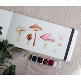 Etchr 100% Cotton Mixed Media Sketchbook, Panoramic, Hot Pressed