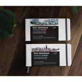 Etchr 100% Cotton Mixed Media Sketchbook, Panoramic, Hot Pressed