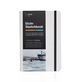 Etchr 100% Cotton Mixed Media Sketchbook, A5 Portrait, Cold Pressed