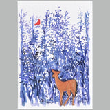 Peter Pauper Press Holiday Boxed Cards 20pk: Winter Woodcut