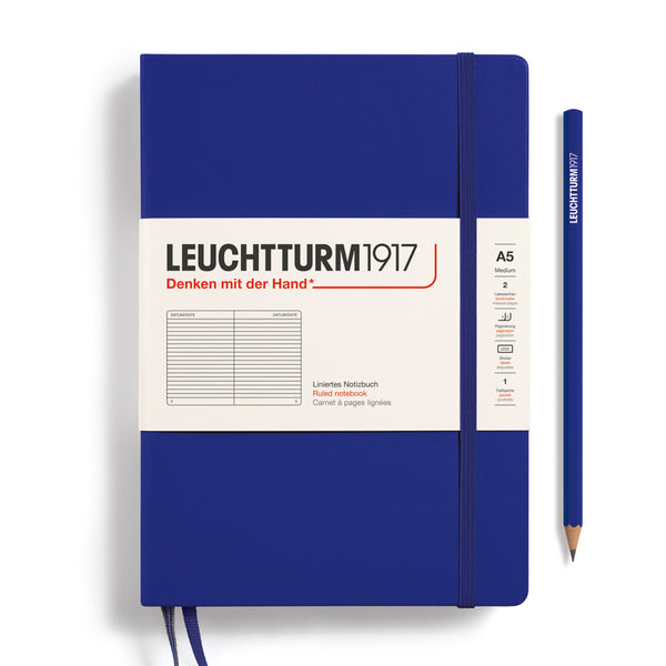 Leuchtturm1917 A5 Medium Notebooks - Ruled INK