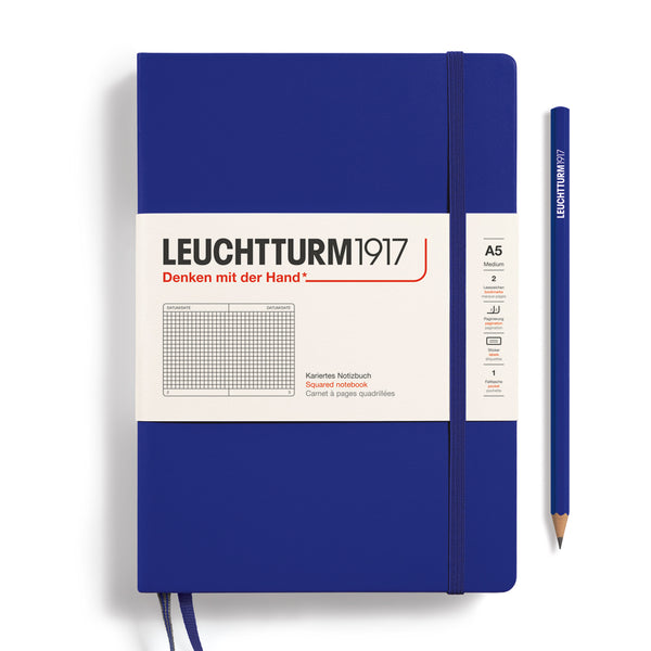 Leuchtturm1917 A5 Medium Notebooks - Grid INK