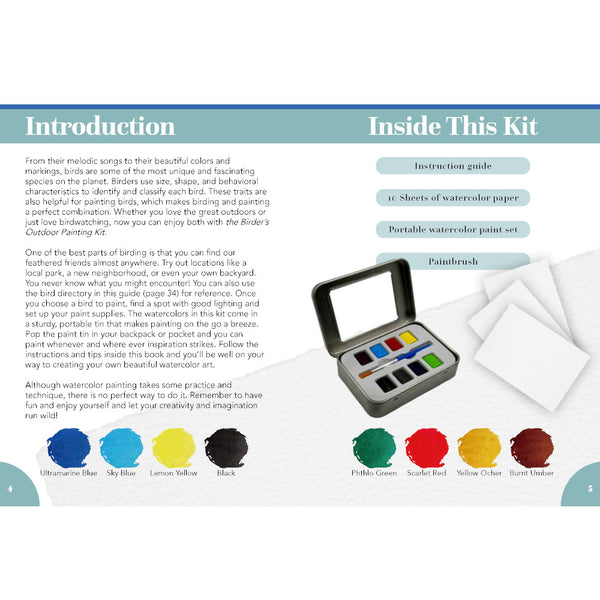 The Birder’s Outdoor Painting Watercolour Art Kit