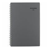 At-A-Glance 2026 Agenda - Weekly/Monthly, Traditional Grey
