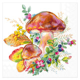 IHR Lunch Napkins 20pk Mushroom Season