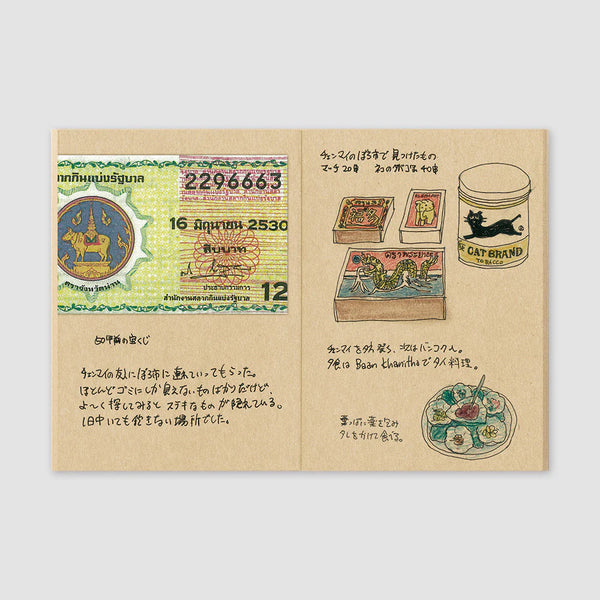 Traveler's Company Passport Refill 009 Kraft Notebook