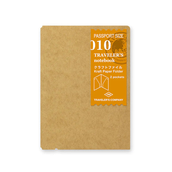 Traveler's Company Passport Refill 010 Kraft Folder