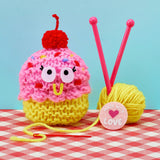 Bright Stripes Snack Knitting Kit - Cupcake Cutie