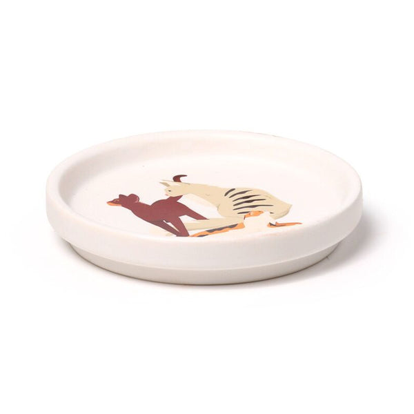 Puckator Porcelain Mug & Coaster Lid Set - Feline Fine
