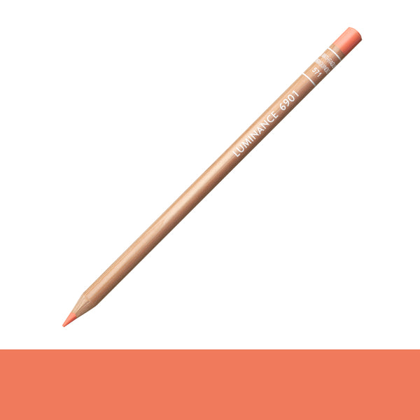 Caran d'Ache 6901 Luminance Coloured Pencils ANTHRAQUINOID PINK