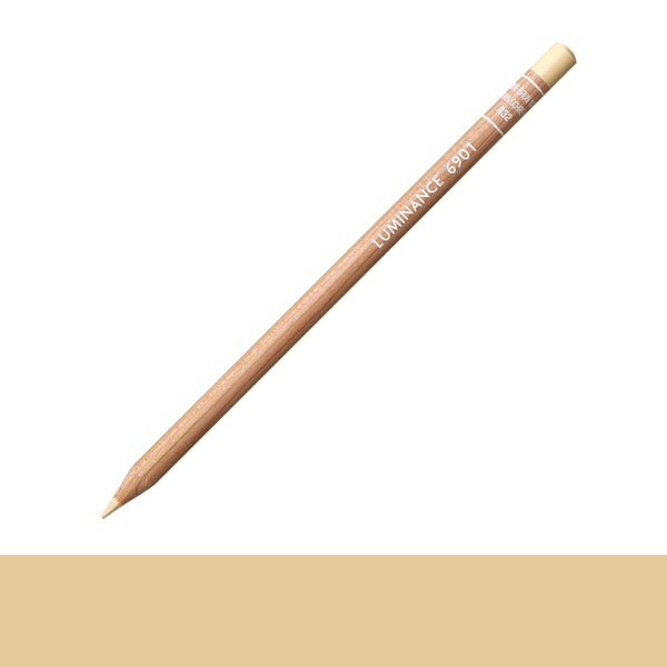 Caran d'Ache 6901 Luminance Coloured Pencils BROWN OCHRE 10%