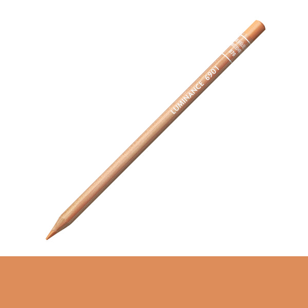 Caran d'Ache 6901 Luminance Coloured Pencils BURNT OCHRE 50%
