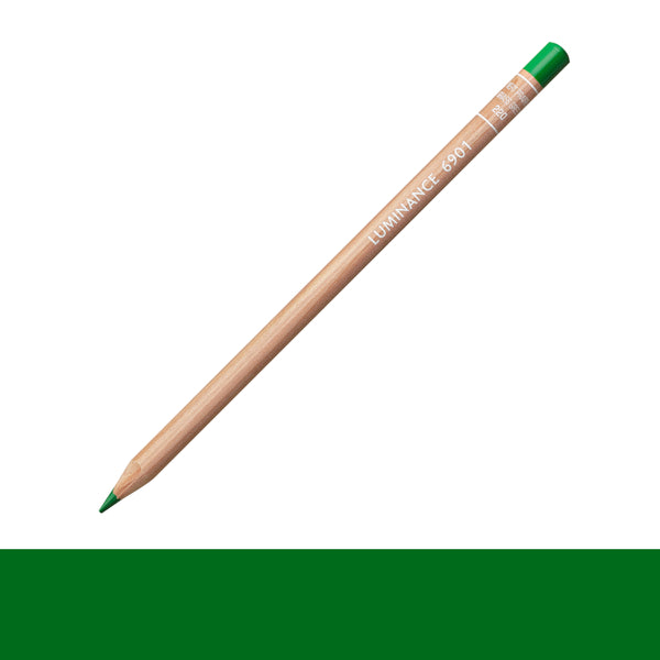 Caran d'Ache 6901 Luminance Coloured Pencils GRASS GREEN