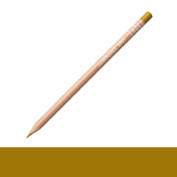 Caran d'Ache 6901 Luminance Coloured Pencils GREEN OCHRE