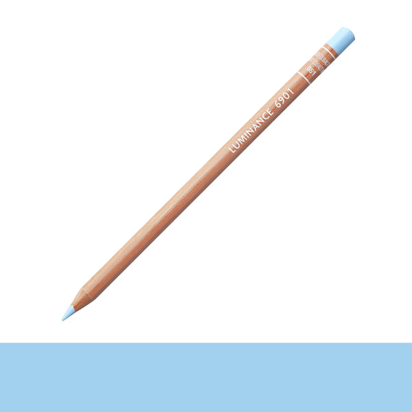 Caran d'Ache 6901 Luminance Coloured Pencils LIGHT COBALT BLUE