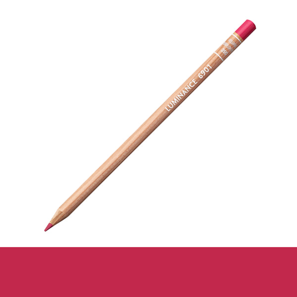 Caran d'Ache 6901 Luminance Coloured Pencils PURPLISH RED