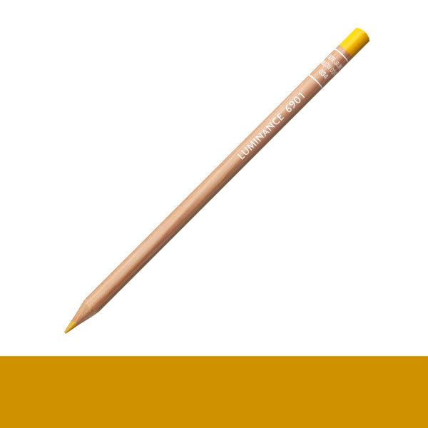 Caran d'Ache 6901 Luminance Coloured Pencils YELLOW OCHRE