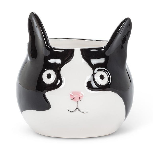ABBOTT Ceramic Planter 4" - Cat Head