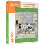 Pomegranate 300pc Puzzle - Edward Gorey: Seventeen Cats