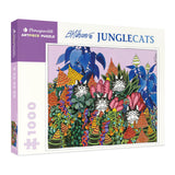 Pomegranate 1000pc Puzzle - B. Kliban: Jungle Cats