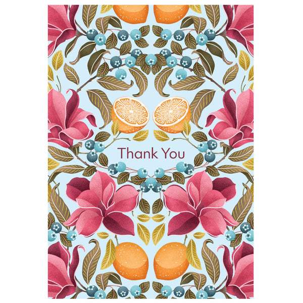 Pomegranate Thank You Notecards 10pk Catherine Marion: Lemons & Magnolia