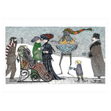 Pomegranate Holiday Boxed Cards 20pk: Edward Gorey Assortment