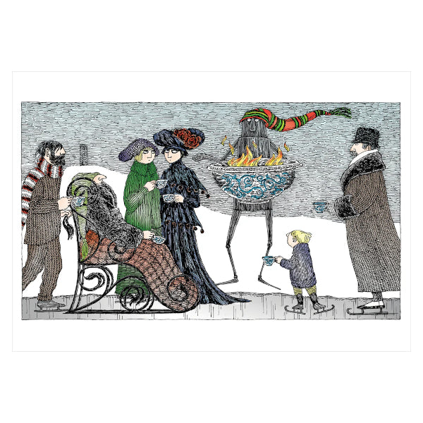 Pomegranate Holiday Boxed Cards 20pk: Edward Gorey Assortment