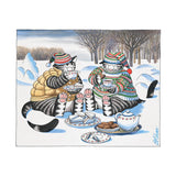 Pomegranate Holiday Boxed Cards 12pk: B. Kliban, Cozy Teatime