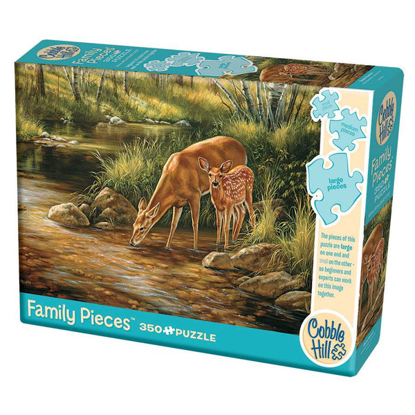 Cobble Hill 350pc Family Puzzle - Deer Family