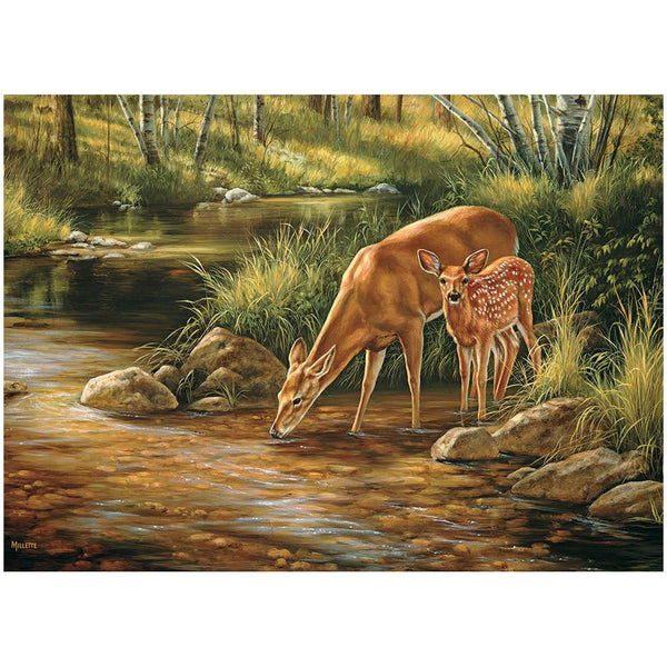 Cobble Hill 350pc Family Puzzle - Deer Family
