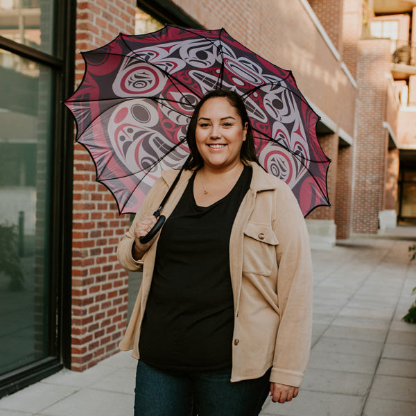 Native Northwest Umbrella - Thunderbird Moon