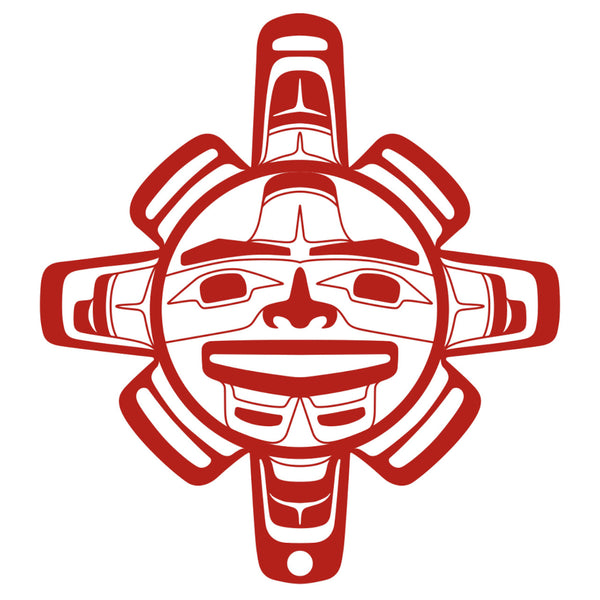 Native Northwest Temporary Tattoo - Chilkat Sun