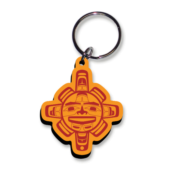 Native Northwest Keychain - Chilkat Sun