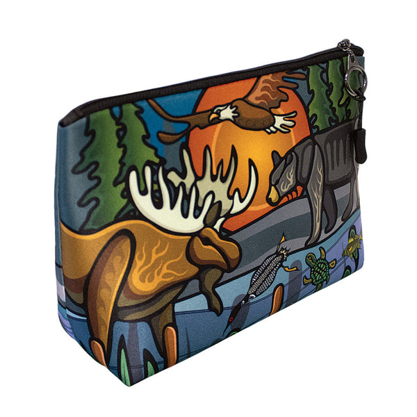 Native Northwest Handy Pouch - All My Relatives (Indinawemaaganidag)