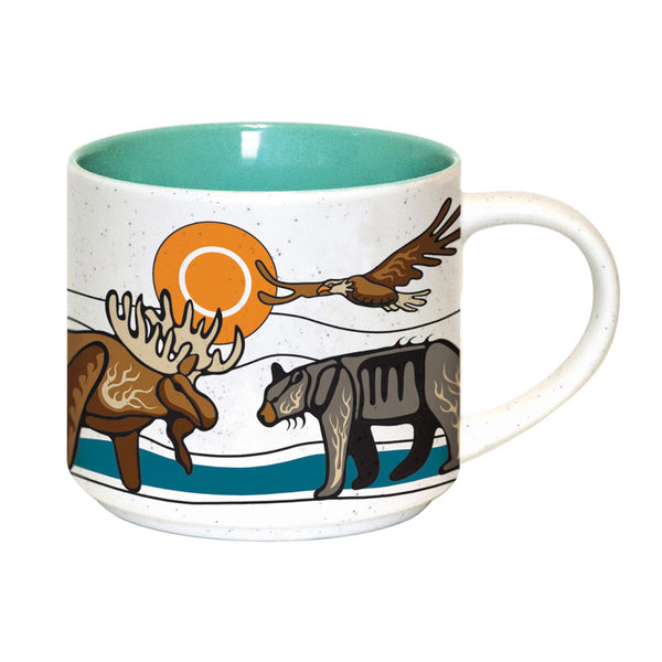 Native Northwest Ceramic Mug 16oz All My Relatives (Indinawemaaganidag)