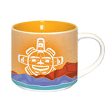 Native Northwest Ceramic Mug 16oz - Chilkat Sun
