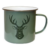 Native Northwest 17oz Enamel Mug - Simone Diamond: Deer