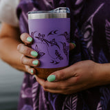 Native Northwest Cork Based Travel Mug - Hummingbird