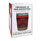 Native Northwest Cork Based Travel Mug - Treasure of Our Ancestors