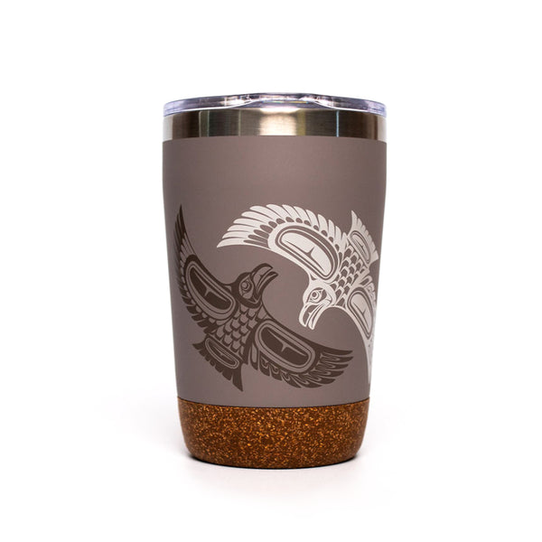 Native Northwest Cork Based Travel Mug - Raven