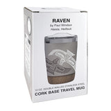 Native Northwest Cork Based Travel Mug - Raven